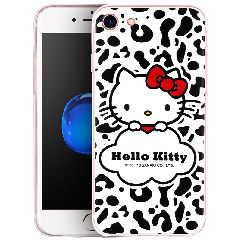 优加 凯蒂猫手机软壳iPhone7 plus5.5英寸-凯蒂猫豹纹款