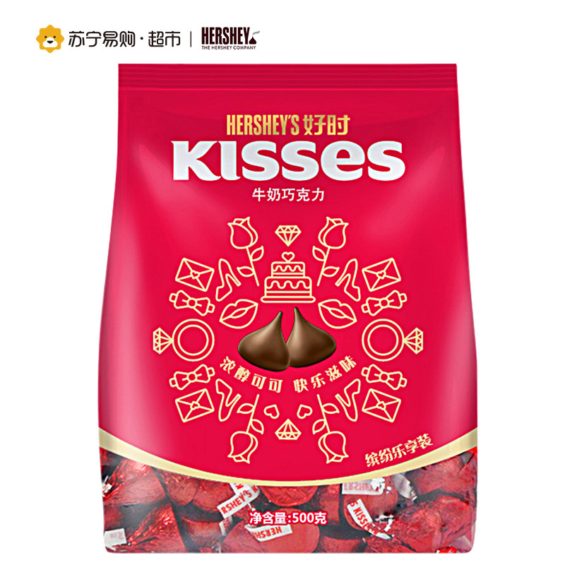 好时 Kisses牛奶巧克力 500g（金色）