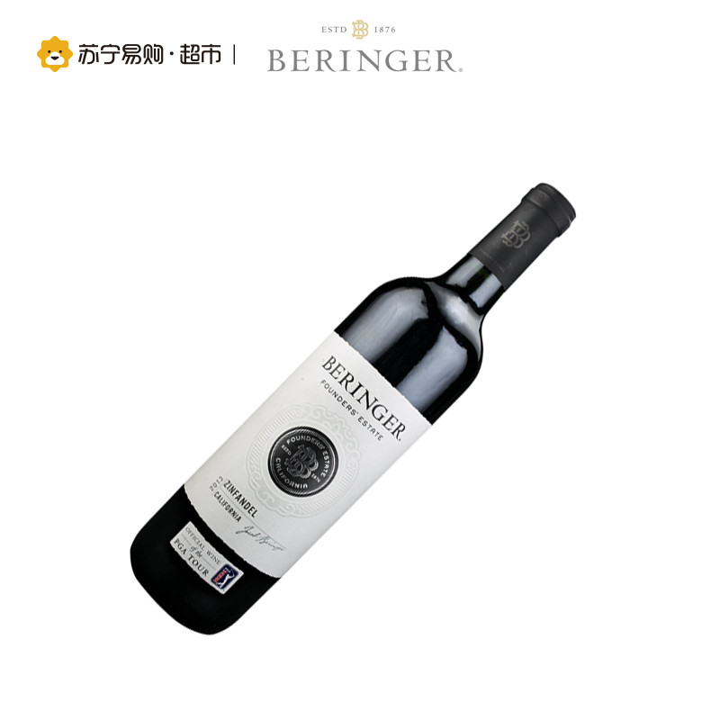 美国原瓶进口 贝灵哲创始庄园金粉黛干红葡萄酒 750ml