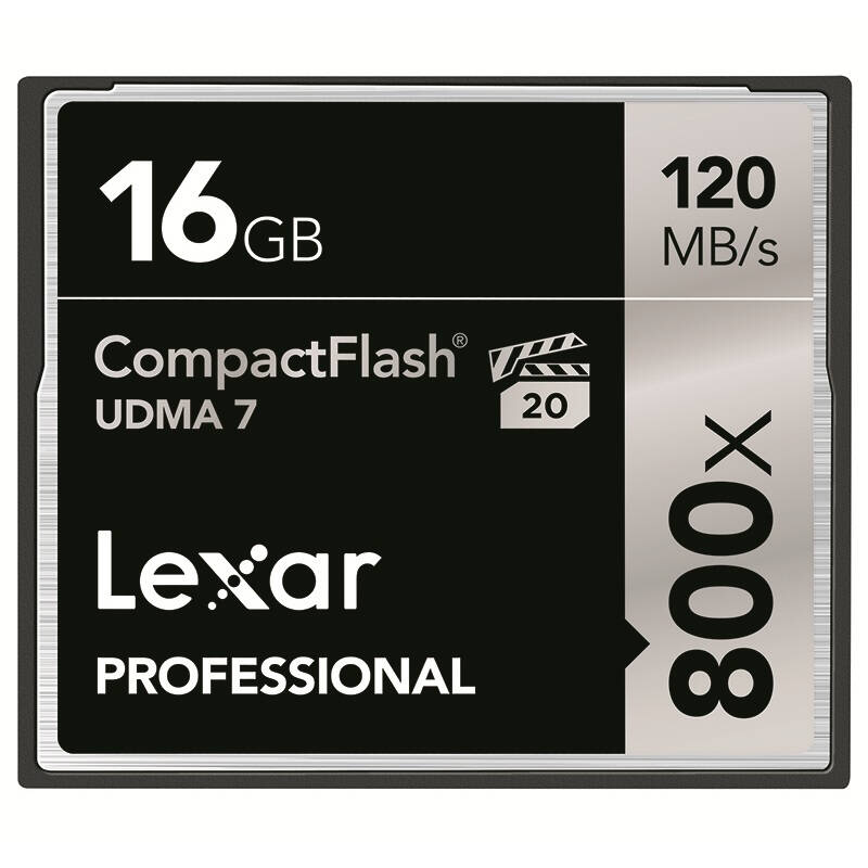 雷克沙（Lexar）CF卡128GB 800X读120M/s写45M/s单反相机存储卡（LCF128BCRBAS800）