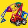 悦乐朵儿童磁力片积木玩具百变提拉磁铁拼装建构片磁性积木车轮组套装早教益智玩具送宝宝男孩女孩生日礼物3-6-12周岁
