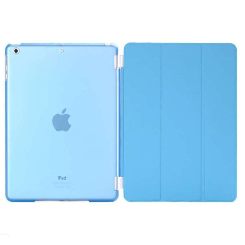 VIPin 苹果平板电脑 ipad AIR 智能保护套 休眠皮套 ipad5 液态硅胶软壳 AIR2蓝色