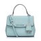 迈克·科尔斯(MICHAEL KORS)女包 欧美时尚硬牛皮包盖式女士单肩包 剑桥包迷你款 女斜挎包 32F5GAVC 薄荷绿银五金