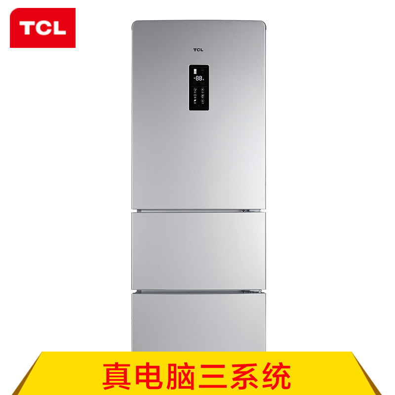 TCL 三门冰箱 BCD-216TEFC1 闪白银
