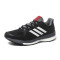 adidas阿迪达斯男鞋跑步鞋2017年新款BOOST运动鞋BB1613 黑色 42.5码