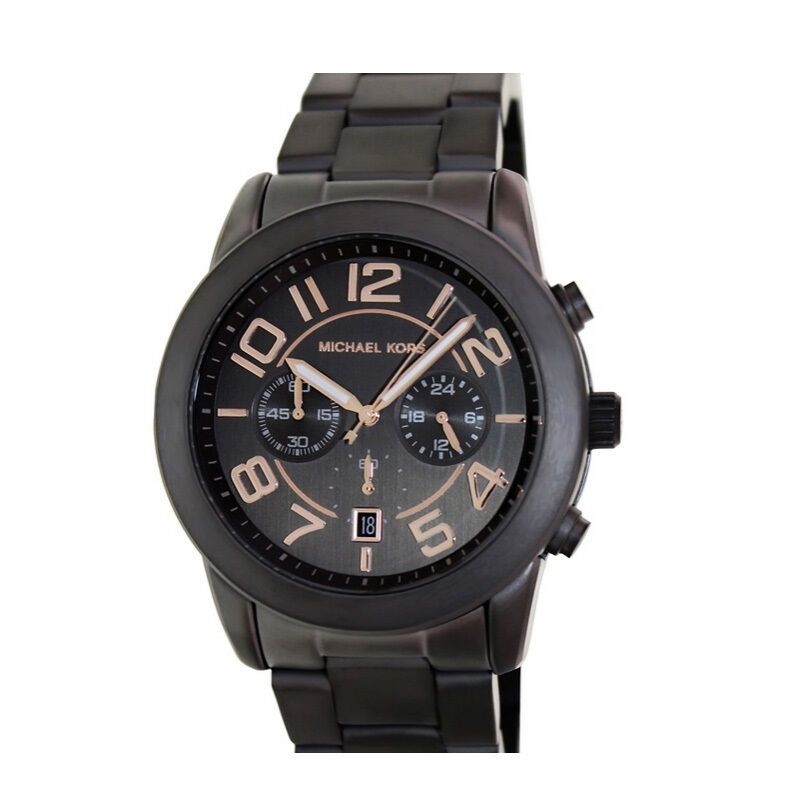 MichaelKors/MK迈克·科尔斯手表 时尚钢带圆盘三眼石英表 男 MK8326系列 MK8330