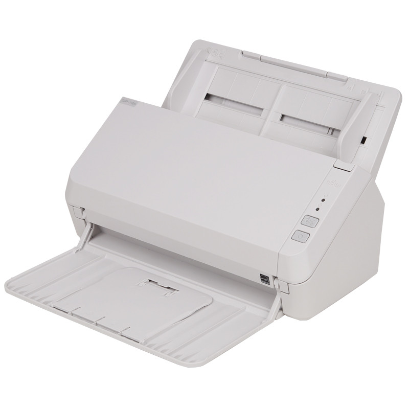 富士通（Fujitsu）SP-1125扫描仪A4高速高清彩色双面自动馈纸专业文件管理 标准twain驱动 （白色）