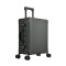 SWISSGEAR瑞士军刀十字系列 拉杆箱万向轮镁铝合金行李箱铝框旅行箱 24寸铝镁合金 黑色