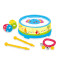 澳贝（AUBY）启蒙乐器大鼓组4pcs 奥尔夫乐器组合音乐儿童玩具 1-3岁 塑料玩具 463830DS