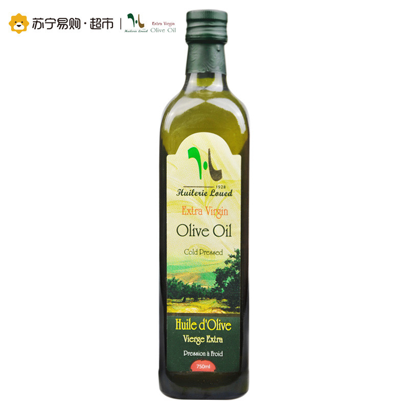 亨洛德 突尼斯原装进口特级初榨食用橄榄油750ML