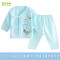 贝乐咿 新生儿衣服0-3-6个月婴儿和尚服纯棉开衫 66#(建议身高59-66cm) 1657蓝色（春秋款）