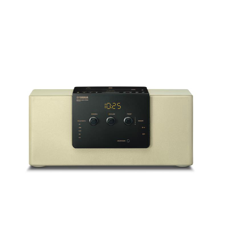 Yamaha/雅马哈 TSX-B141 蓝牙无线音箱智能桌面胎教CD USB音响 香槟色