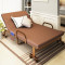 淮木（HUAIMU） 家用折叠床 加固床 午睡办公室单人床午休床简易可折叠 90咖啡色