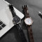 天王表(TIANWANG)手表 昆仑系列皮带机械表商务男士手表GS5919 黑色