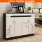 淮木（HUAIMU）超薄鞋柜子储物玄关门厅柜客厅窄简约现代中式实木色鞋架 120cm淡淡