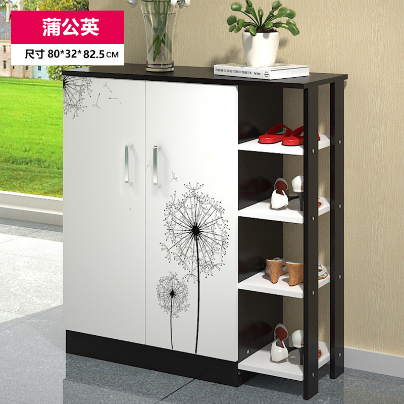 淮木（HUAIMU）日式全实木鞋柜进口白橡木两门储物柜门厅柜玄关柜卧室 无抽屉款蒲公英