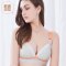 哺乳文胸喂奶2017年春季上新款浦乳无钢圈母乳胸罩怀孕期薄模杯前开扣式孕妇内衣四排四扣纯色简约文胸 80A 肤底印花