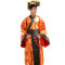 嘟嘟美倍尔 户外男士古装 汉服 皇帝装 大汉天子服装 连体唐龙 均码 橙色