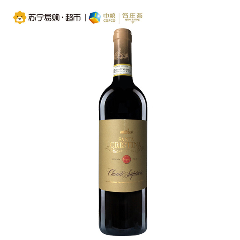 安东尼世家 意大利进口 尚塔克里斯汀娜基安蒂葡萄酒 750ml