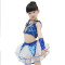 嘟嘟美倍尔 儿童舞蹈表演服装男女童爵士现代舞演出服套装舞台表演服舞蹈服 男款黄色