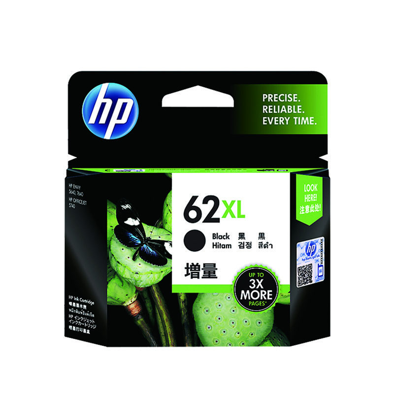 原装惠普 HP62XL HP62墨盒C2P07AA彩色 HP5640 5740 5660 eAI0 7640