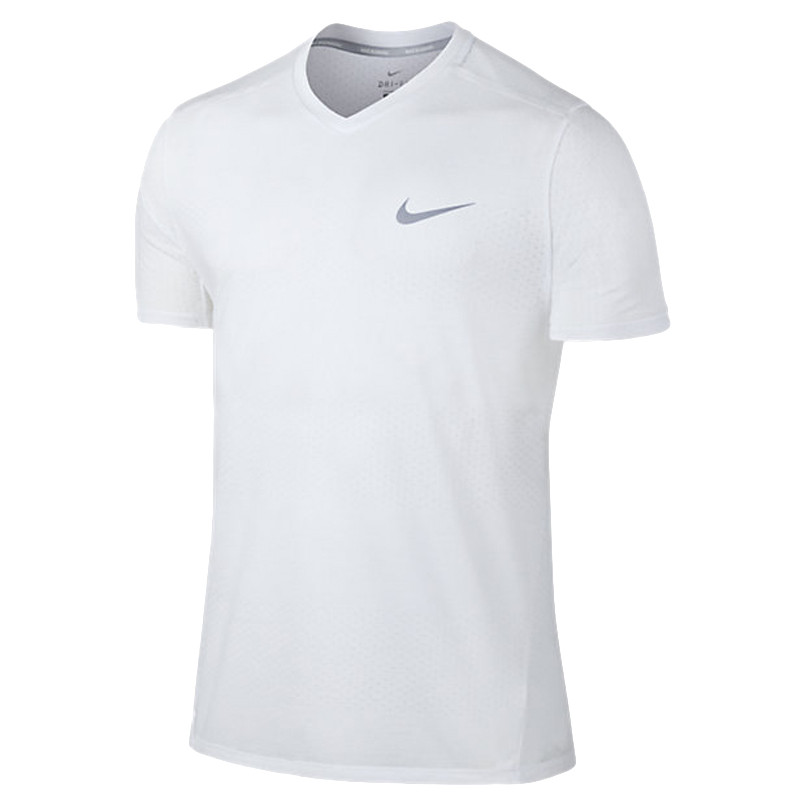 耐克nike男装 夏季圆领透气运动休闲训练短袖T恤833137-010 M 833137-100