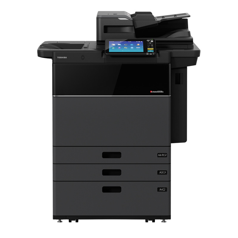 东芝(TOSHIBA)黑白A3数码复合机e-STUDIO8508A套机 双面器+双面同步扫描输稿器 复印 网络彩色扫描