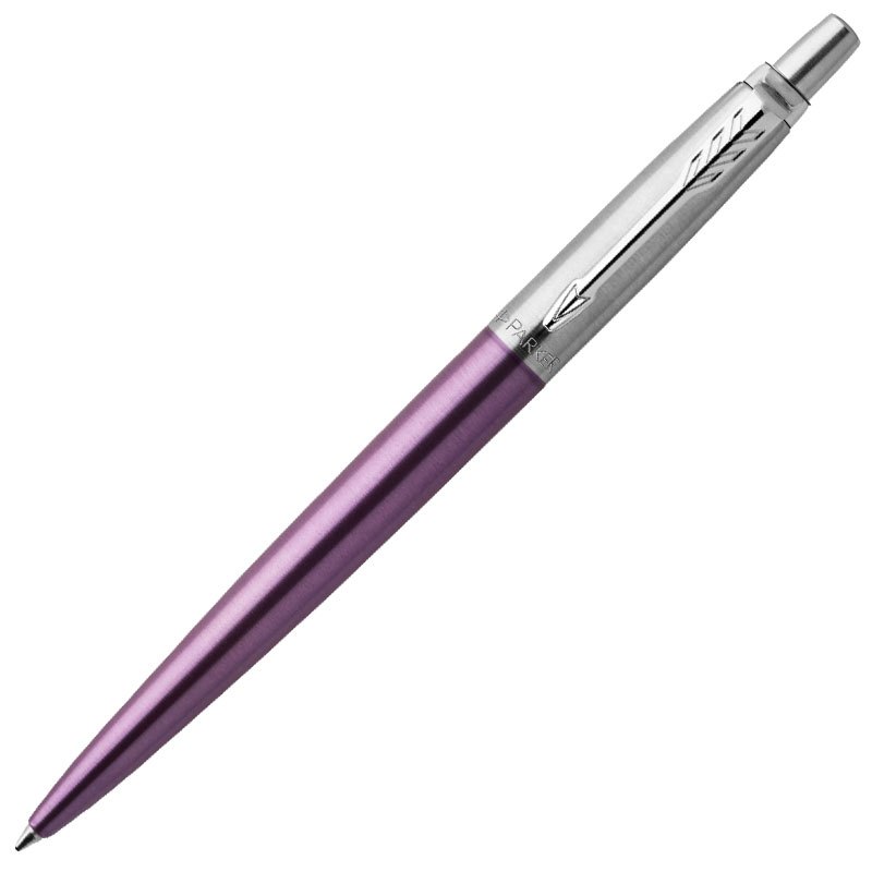 派克(PARKER) 乔特维多利亚紫白夹凝胶水笔 乔特维多利亚紫白夹凝胶水笔