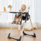 CHBABY宝宝餐椅多功能儿童餐桌椅便携可折叠婴儿吃饭座椅宝宝椅子 酷炫黑