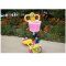 儿童四轮音乐蛙式滑板车小孩4轮闪光剪刀玩具2-3-5-7-8岁摇摆车2017新品可爱卡通小黄人玩具车子 A款粉色闪光轮+大礼包