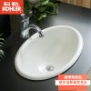 科勒台上盆K-2220T-0温蒂斯修边式洗脸盆面盆圆形陶瓷盆椭圆台盆