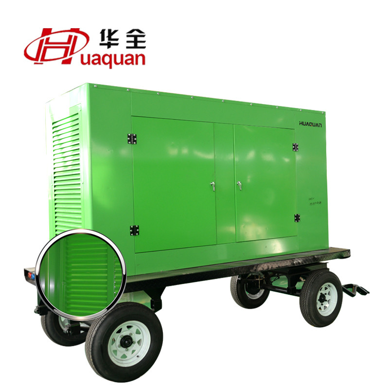 柴油发电机组150kw千瓦 广西玉柴大型移动式发电车 户外移动电源 绿色