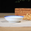 LICHEN 陶瓷味碟料碟小菜碟子景德镇青花玲珑瓷器年年有余餐具 直径10厘米 优品