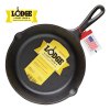 Lodge 洛矶洛极 美国进口健康无涂层铸铁锅 平底煎锅 纯铁锅21cmL5SK3