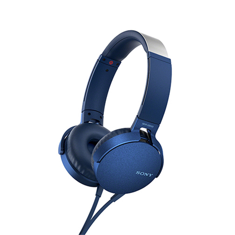索尼（SONY)立体声耳机MDR-XB550AP（蓝色）