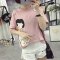 孕妇上衣夏装短款薄款宽松大码2017孕妇t恤短袖夏季条纹打底衫潮2017新品可爱简约休闲百搭孕妇T恤 XL 松鼠绿色