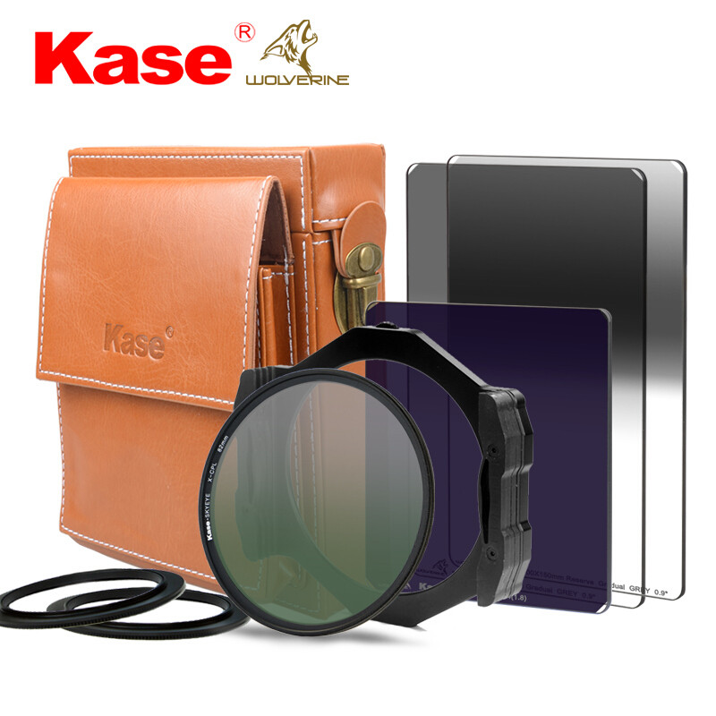 卡色 (KASE) K6金刚狼进阶级方镜套装 方形滤镜套装100mm 插片滤镜支架 GND渐变镜 ND减光镜 CPL偏振