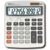得力(deli)1603白色计算器 12位大显示 太阳能双电源计算机 办公用品 财务用品 计算器