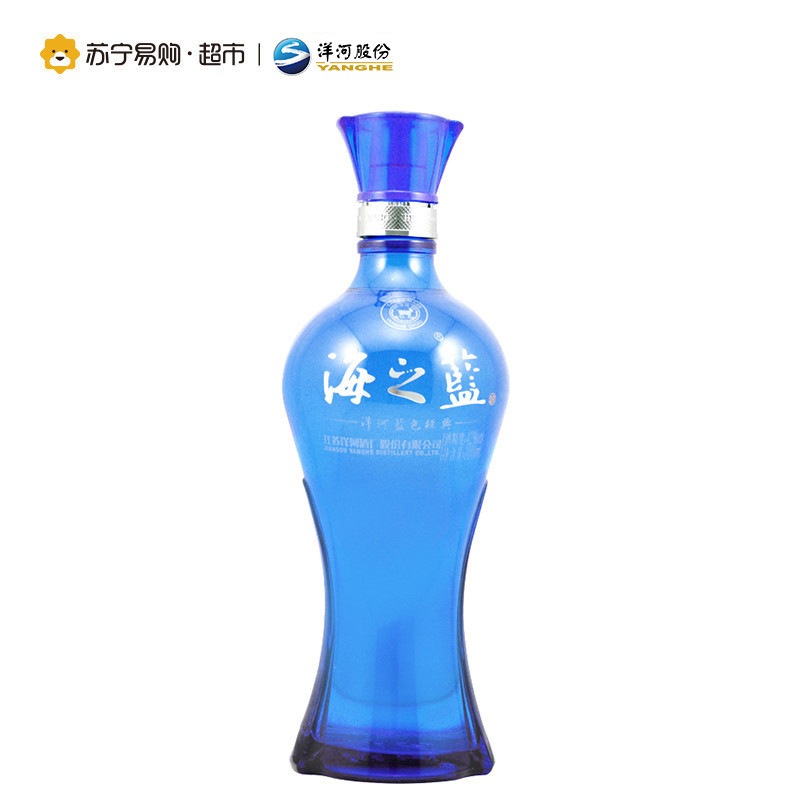 洋河蓝优52度480ml*12瓶箱装 浓香型白酒