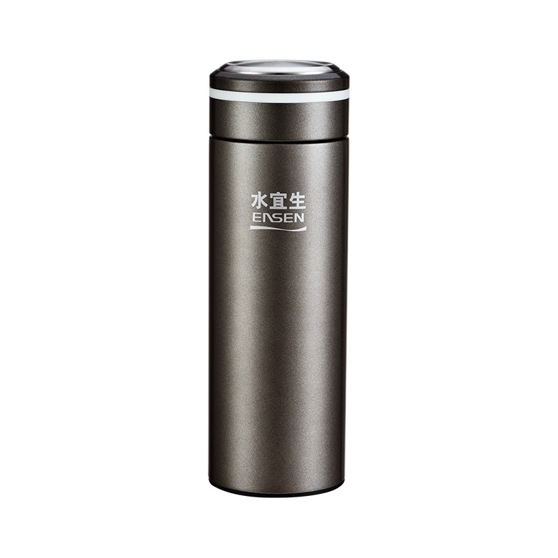 水宜生U370养生保温杯弱碱水杯 340ML 铁灰色