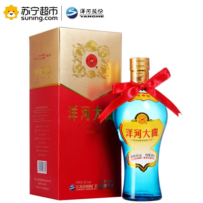 洋河大曲 52度 500mL 口感绵柔浓香型