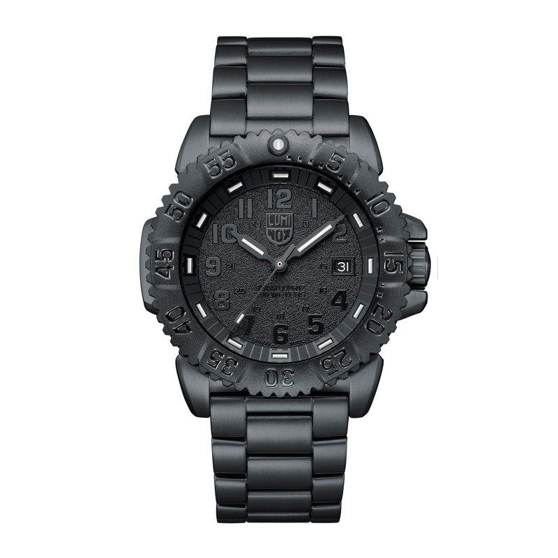 雷美诺时（Luminox）手表 瑞士军表海系列防水自发夜光运动男表A.3152.BO 黑