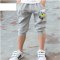 童装男童短裤夏季中大童运动七分裤男孩裤子儿童外穿2017新款韩版简约休闲日系夏季小男孩子短裤夏天 140cm 海蓝旗子短裤