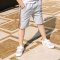 男童短裤夏2017新款夏装儿童五分裤中大童七分裤韩版马裤外穿中裤2017新品可爱卡通简约休闲百搭裤子 120cm 111粉色