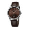 天王表(TIANWANG)手表正品 简约时尚男士石英表 防水学生手表腕表GS3922 白盘棕带