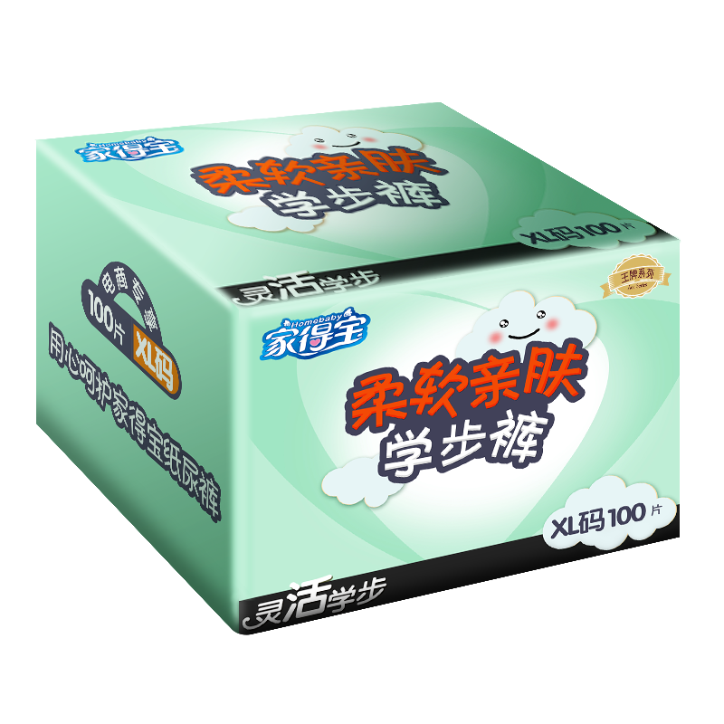 家得宝柔软亲肤拉拉裤XL50片