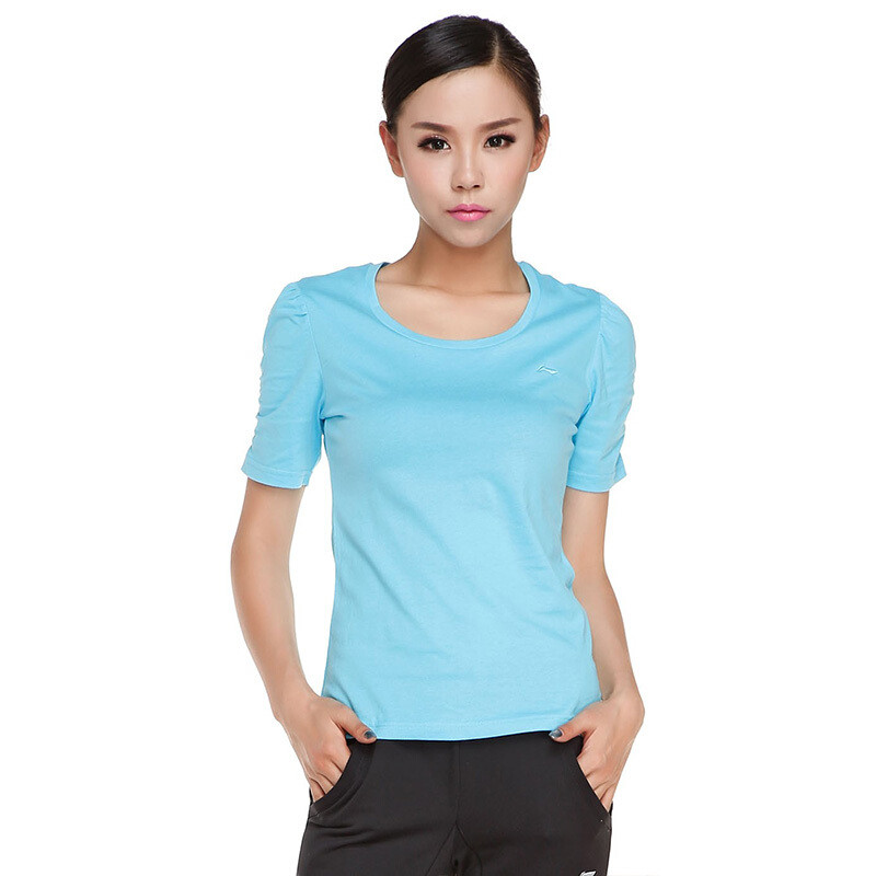 李宁/LI-NING 女子运动生活系列短袖T恤 圆领女装ATSJ362 XL ATSJ362-1