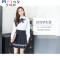 Mtiny日韩水手服 青春学生校服套装春夏白衬衫制服 女生英伦班服学院风 L 女生短袖衬衫（送领结）