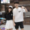 Mtiny短袖T恤女宽松夏季班服韩版高中学生学院风毕业照校服服装潮_5_3 L NRJ-2-B35-A-2735男上衣+裤子