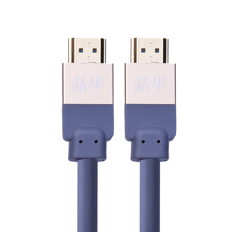 晶华 4K豪华HDMI线黑网 1.8米